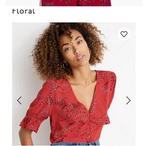 Madewell daylight top in windswept floral